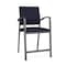 Lesro Newport Hip Chair Metal Frame, Charcoal, OH Navy Upholstery NP1161 - alternate 1